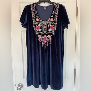 Chelsea & Theodore Dresses Ladies House Coat /Dress (Velvet)